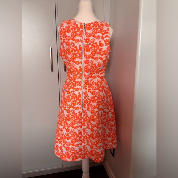 Betsey Johnson Orange Sleeveless Sundress Mini - Picture 8 of 12
